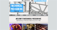 Desktop Screenshot of mechanicalprecision.com