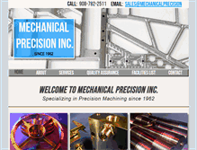 Tablet Screenshot of mechanicalprecision.com